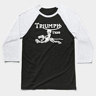 Legendary Triumph Tiger Motorcycle Baseball T-Shirt